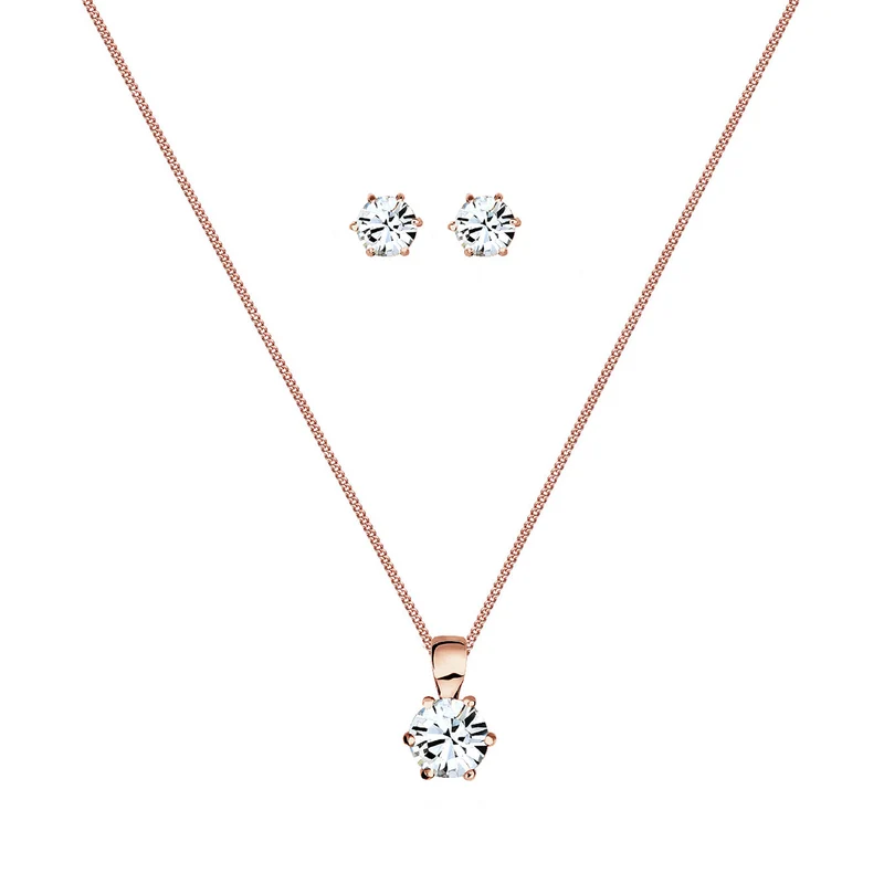 Halskette | Mit Kristallen von Swarovski® (Weiß)