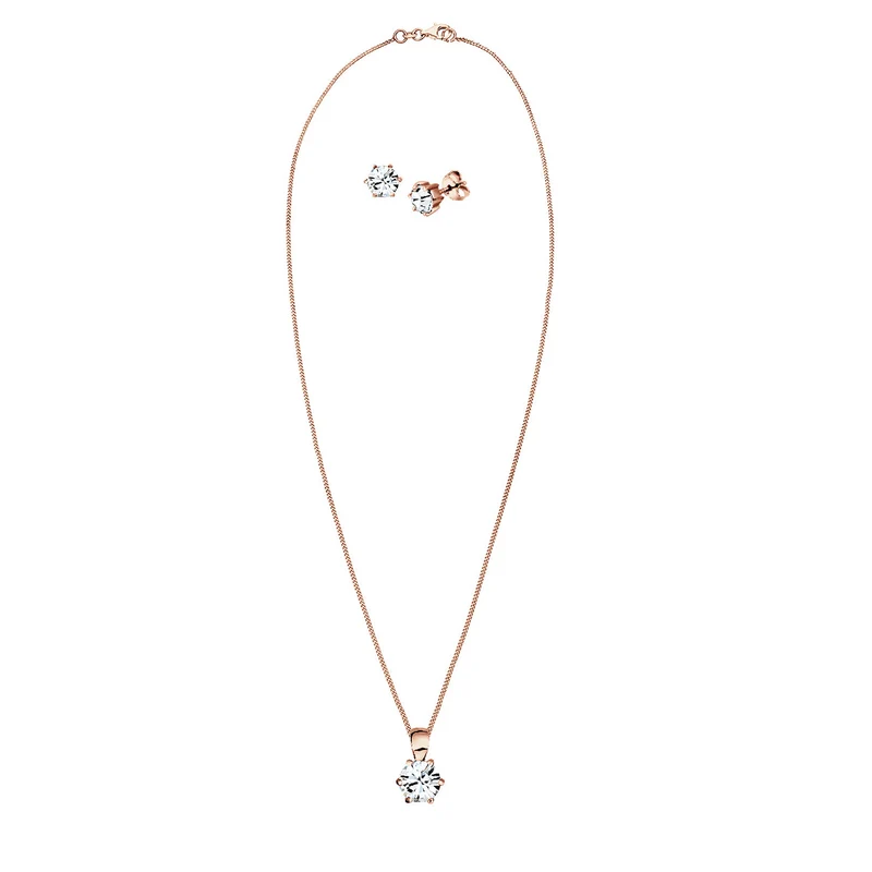 Halskette | Mit Kristallen von Swarovski® (Weiß)