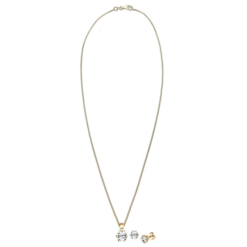 Halskette | Mit Kristallen von Swarovski® (Weiß)