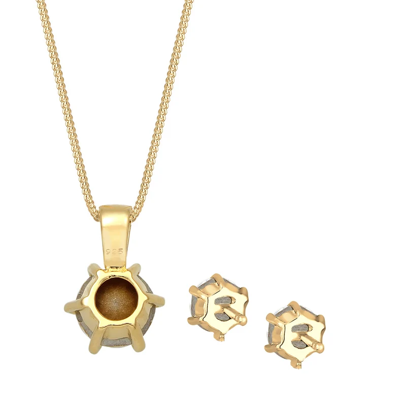 Halskette | Mit Kristallen von Swarovski® (Weiß)