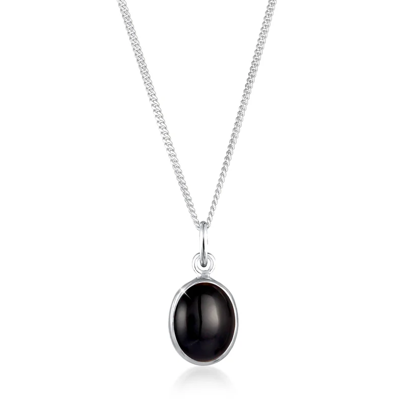 Halskette | Onyx (Schwarz)