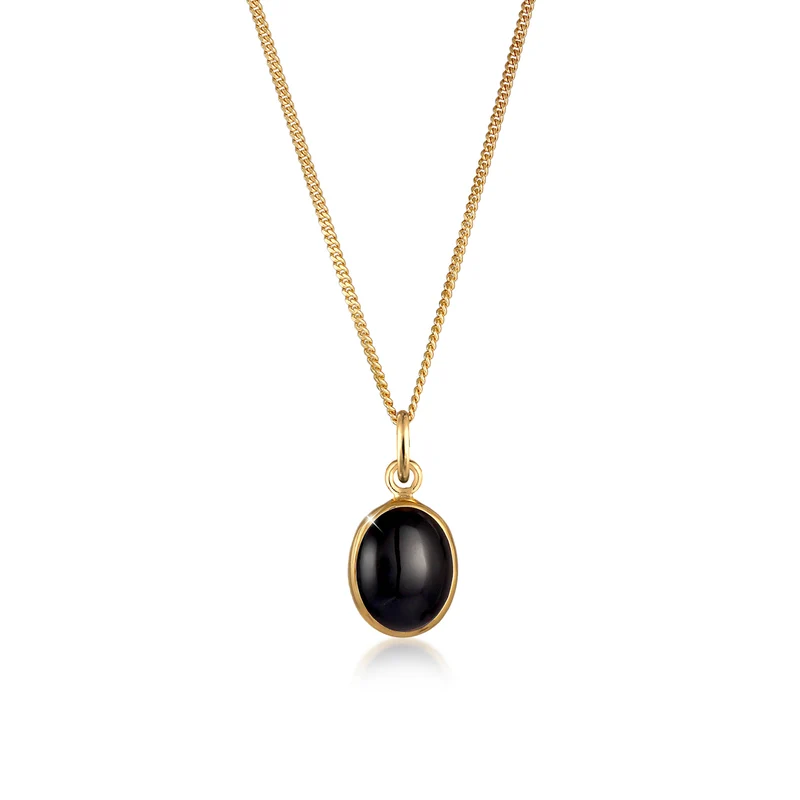Halskette | Onyx (Schwarz)