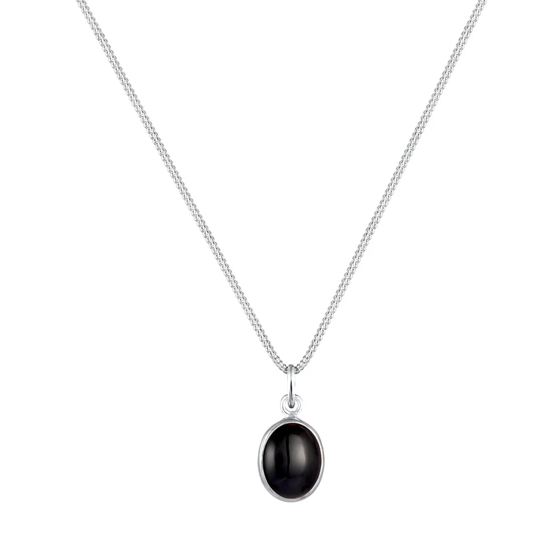Halskette | Onyx (Schwarz)