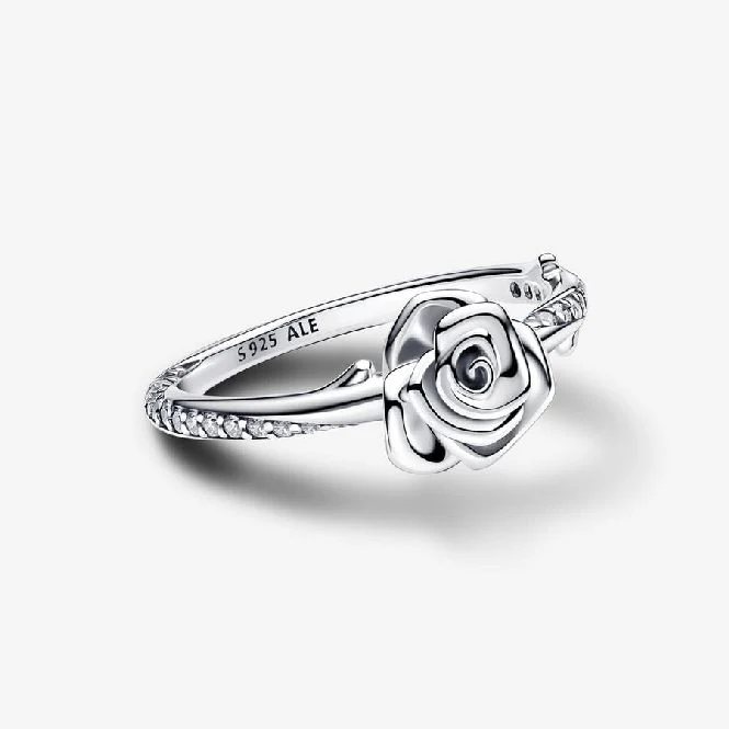 Rose In Bloom Ring, Size 52