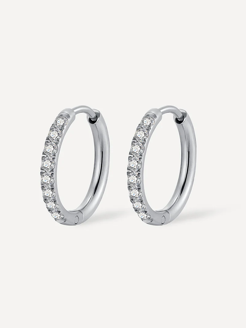 16mm CRYSTALIZED SHINE HOOP Ohrringe