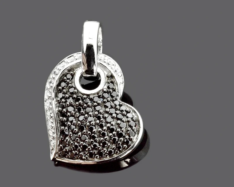HERZ ANHÄNGER, SCHMUCKANHÄNGER, DESIGNERSCHMUCK, SILBERANHÄNGER