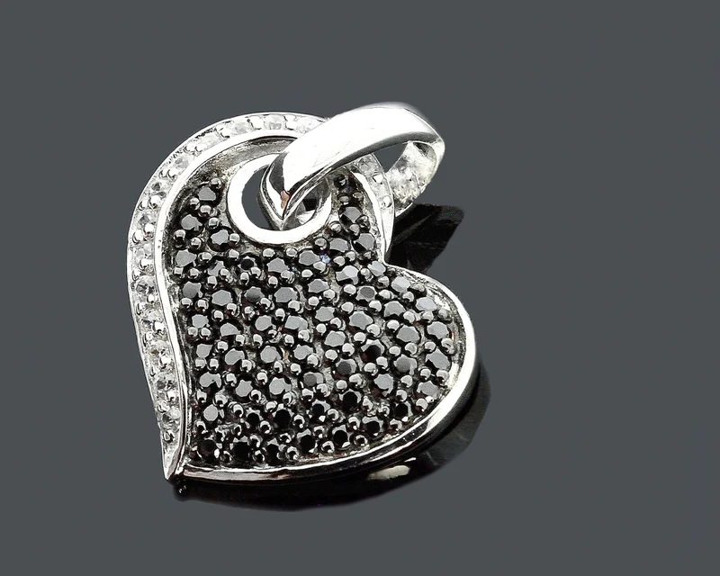 HERZ ANHÄNGER, SCHMUCKANHÄNGER, DESIGNERSCHMUCK, SILBERANHÄNGER