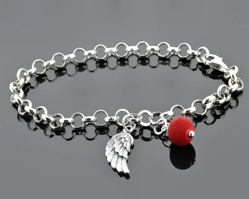 925 SILBERARMBAND, BETTELARMBAND FLÜGEL, JUWELIER