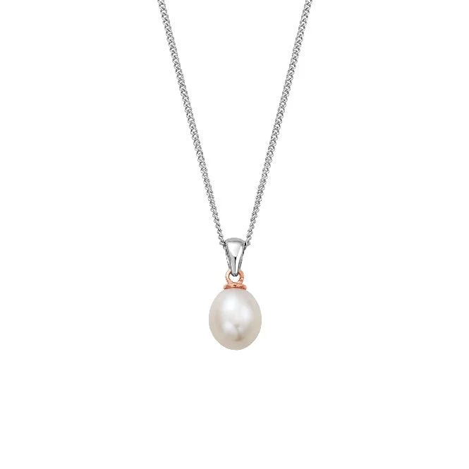 Nature's Wonder Silver Beachcomber Pendant with Pearl