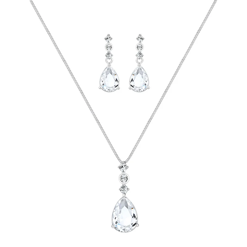 Schmuckset | Kristall ( Weiß )