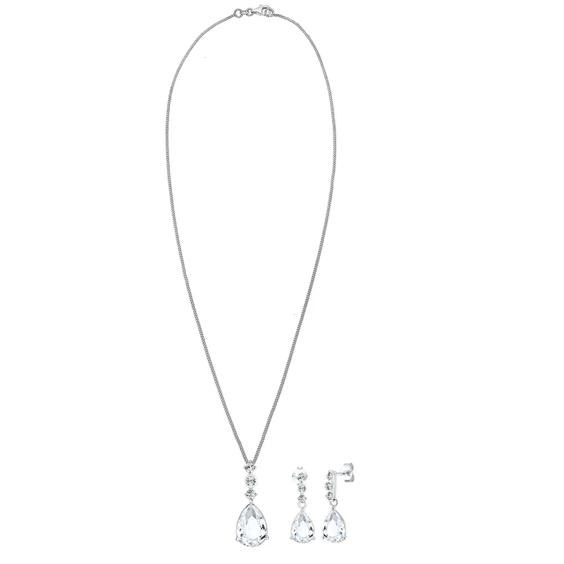 Schmuckset | Kristall ( Weiß )