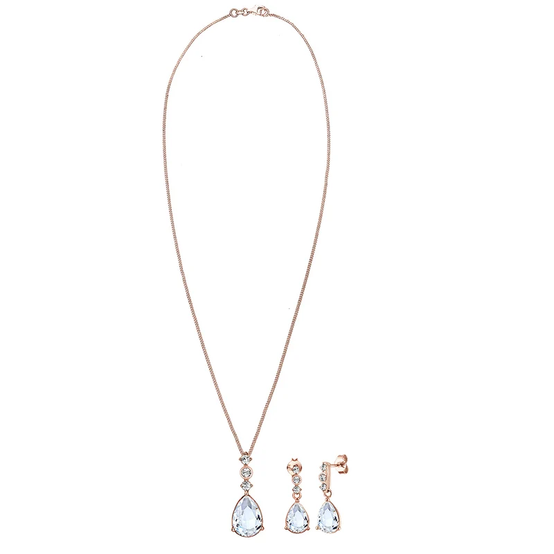 Schmuckset | Kristall ( Weiß )