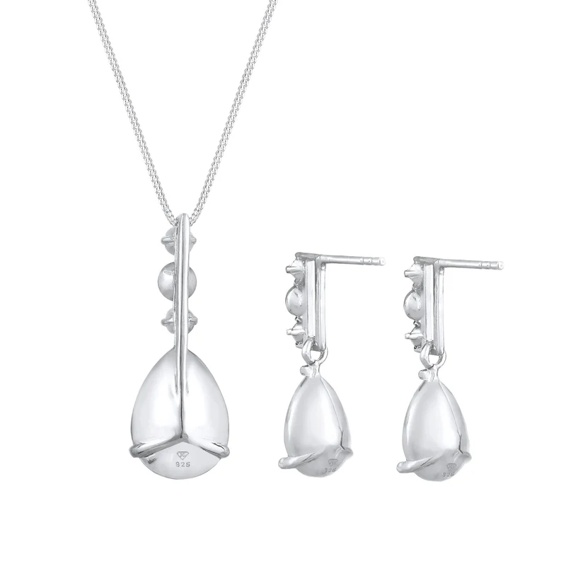 Schmuckset | Kristall ( Weiß )