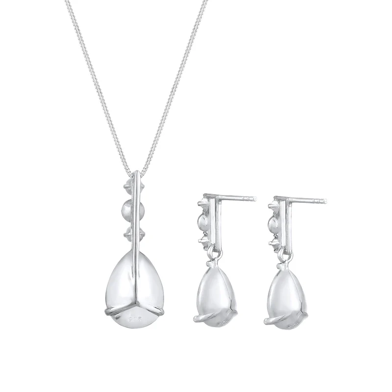 Schmuckset | Kristall ( Weiß )