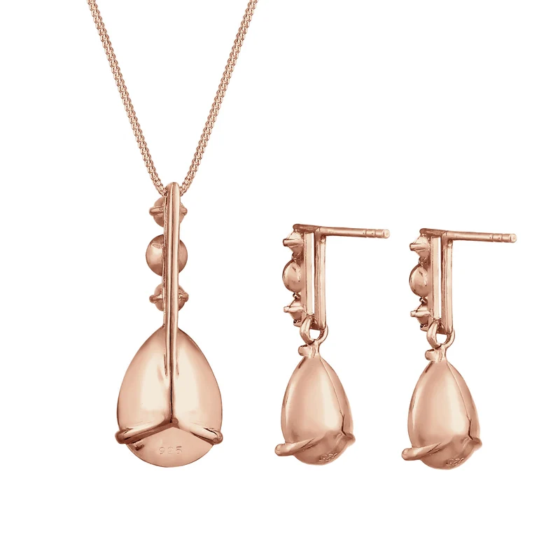 Schmuckset | Kristall ( Weiß )