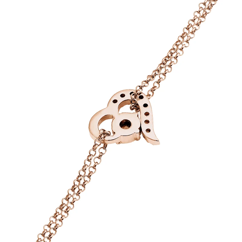Armband Herz | Mit Kristallen von Swarovski® (Weiß)