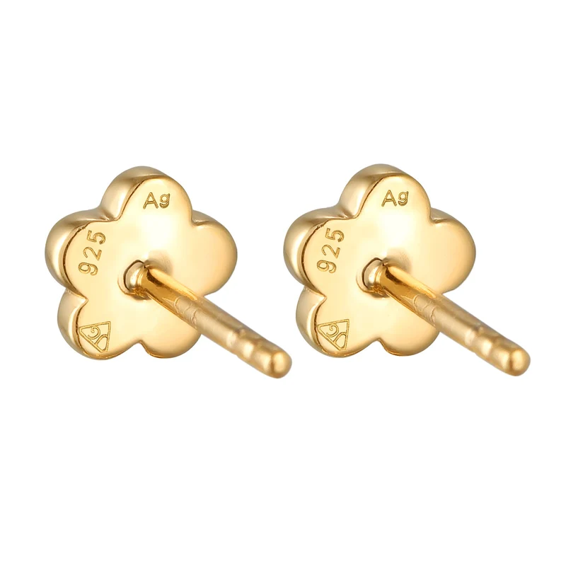 Ohrstecker Blume | Mit Kristallen von Swarovski® (Rosa)
