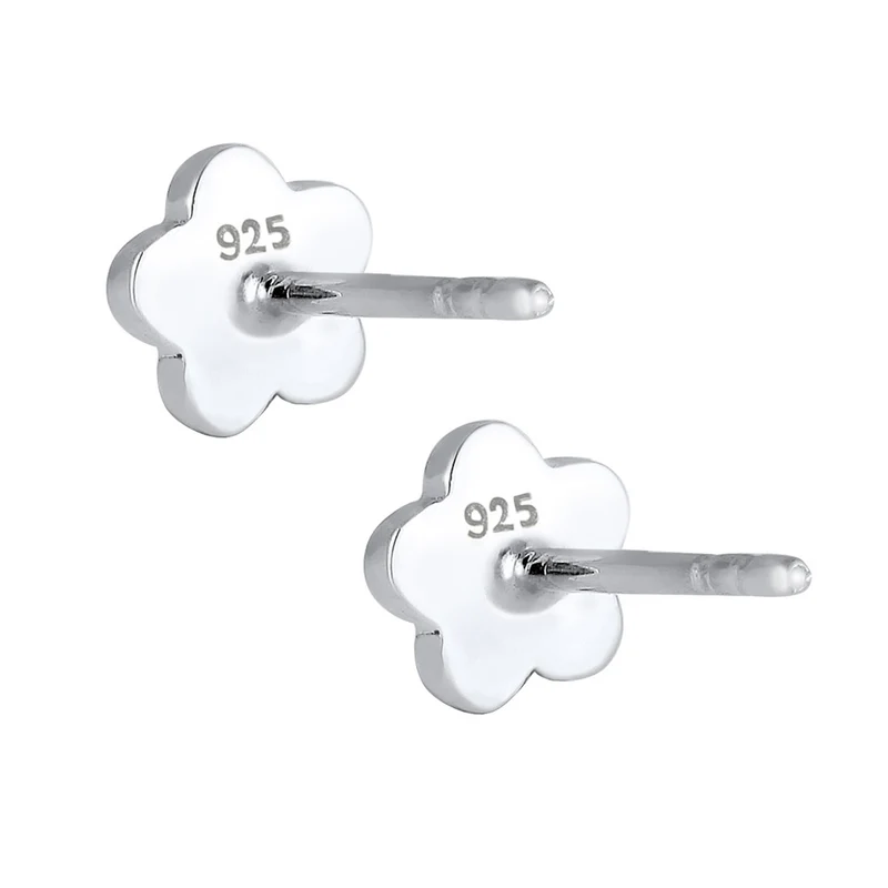 Ohrstecker Blume | Mit Kristallen von Swarovski® (Rosa)
