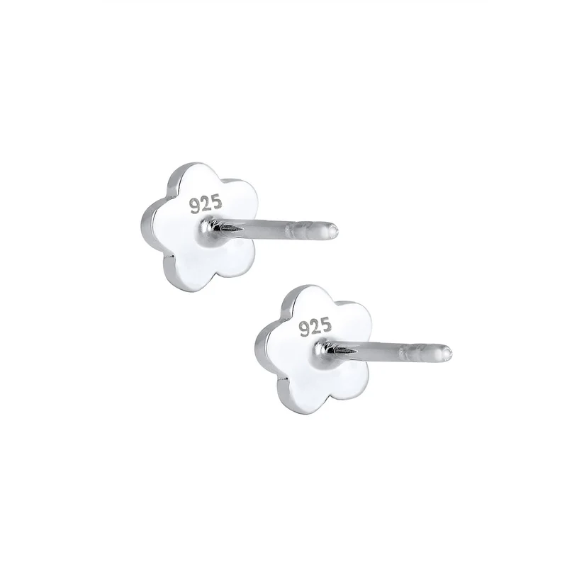 Ohrstecker Blume | Mit Kristallen von Swarovski® (Rosa)