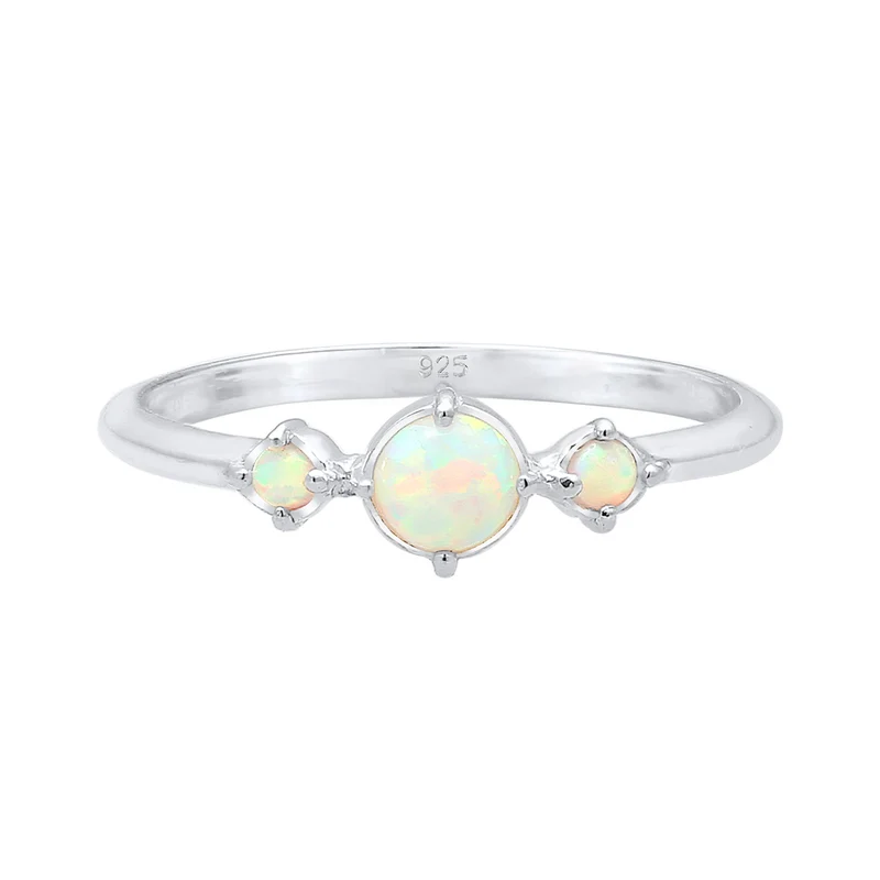 Ring | Opal ( Weiß )