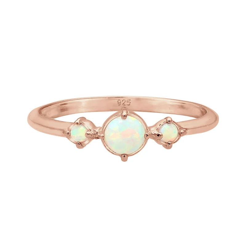 Ring | Opal ( Weiß )