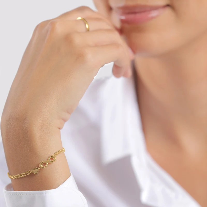Armband Herz & Infinity
