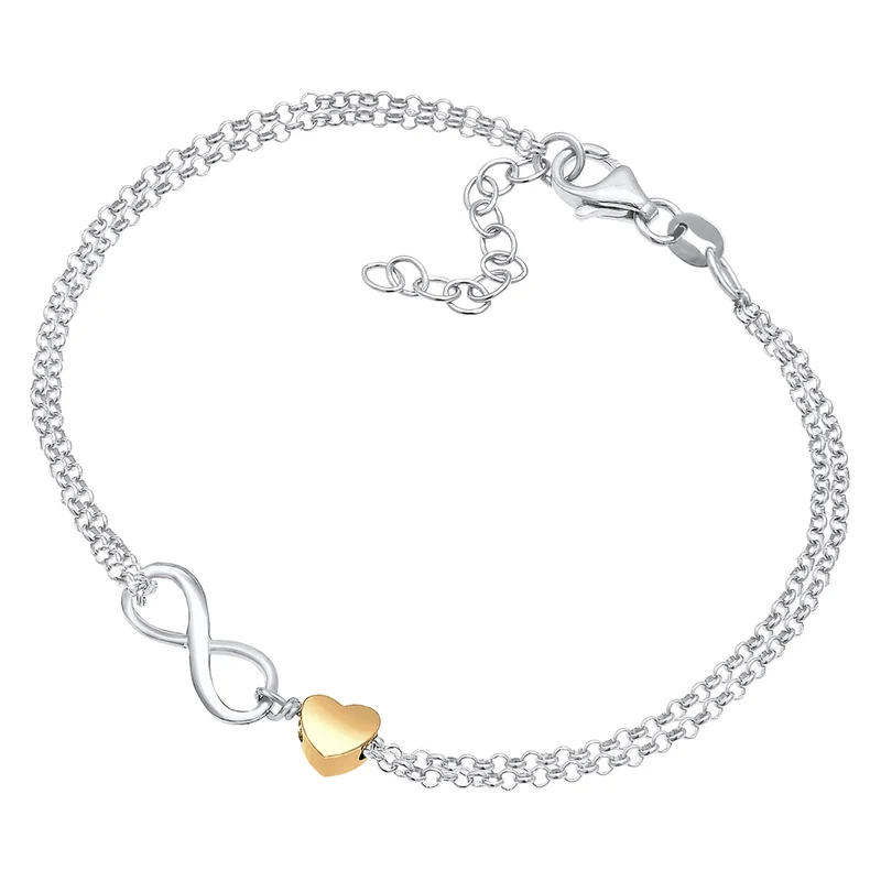 Armband Herz & Infinity