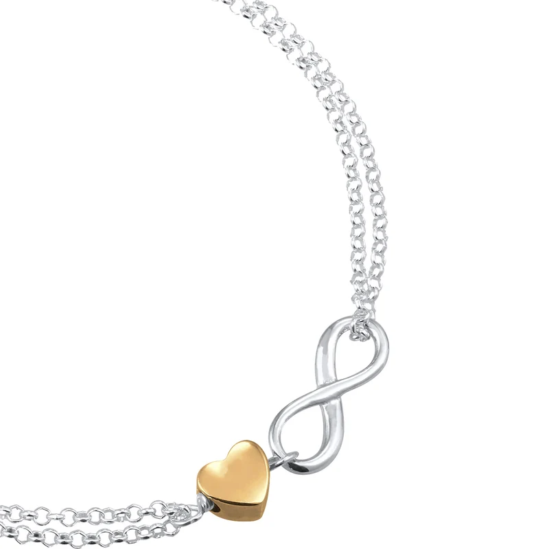 Armband Herz & Infinity