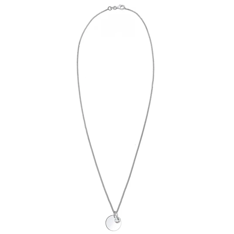 Halskette Geburtsstein | Mit Kristallen von Swarovski® (Weiß)