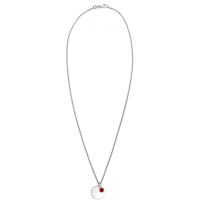 Halskette Geburtsstein | Mit Kristallen von Swarovski® (Weiß)
