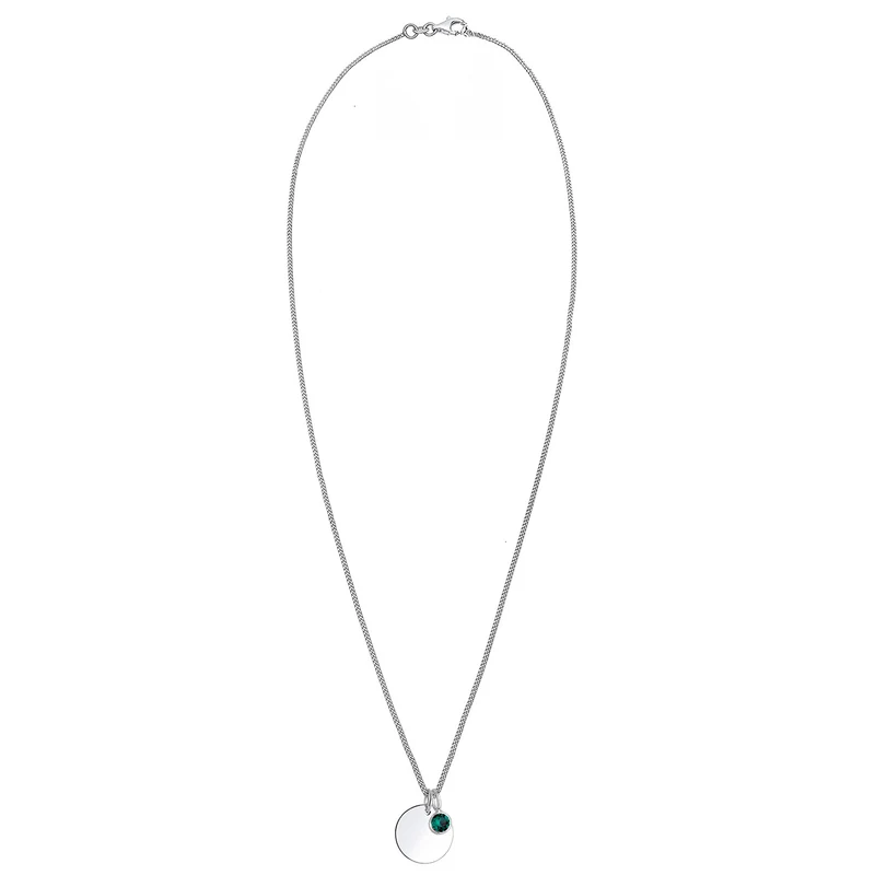 Halskette Geburtsstein | Mit Kristallen von Swarovski® (Weiß)