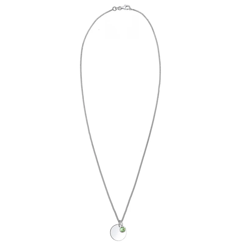 Halskette Geburtsstein | Mit Kristallen von Swarovski® (Weiß)
