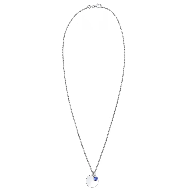 Halskette Geburtsstein | Mit Kristallen von Swarovski® (Weiß)