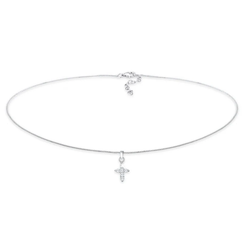 Choker | Zirkonia (Weiß)