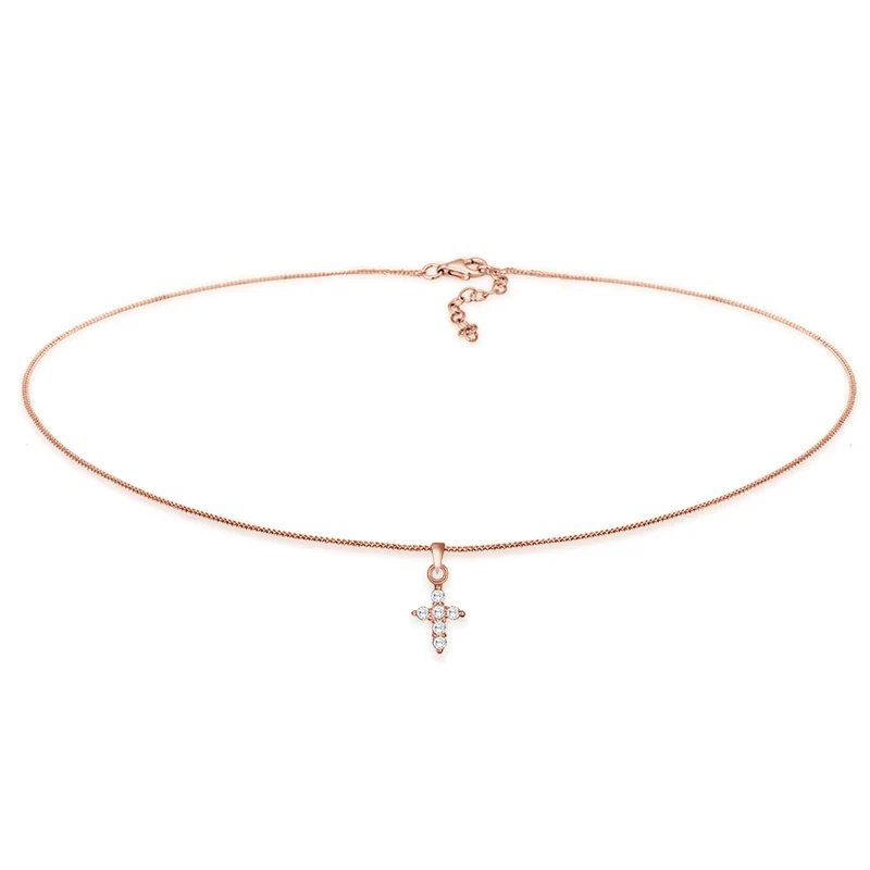 Choker | Zirkonia (Weiß)