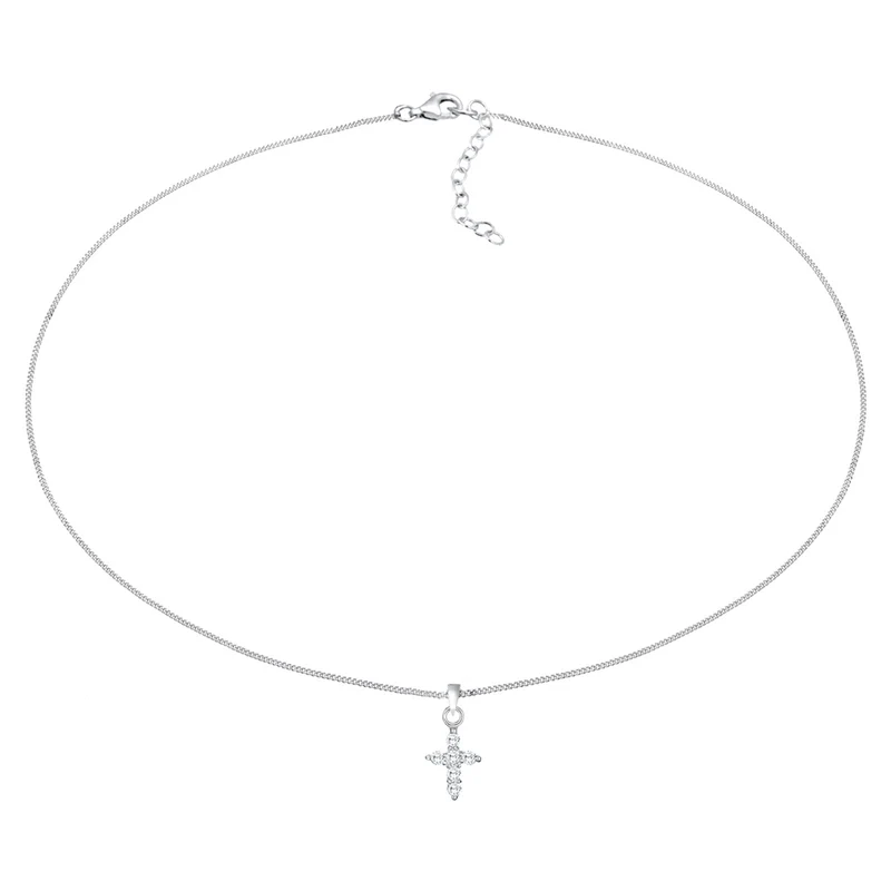 Choker | Zirkonia (Weiß)