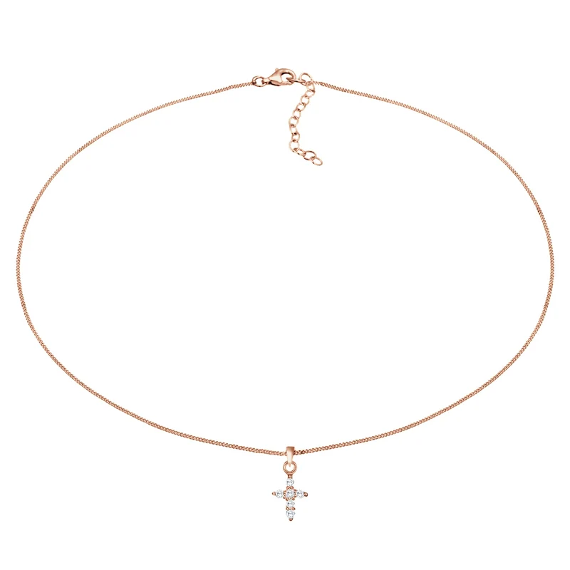 Choker | Zirkonia (Weiß)