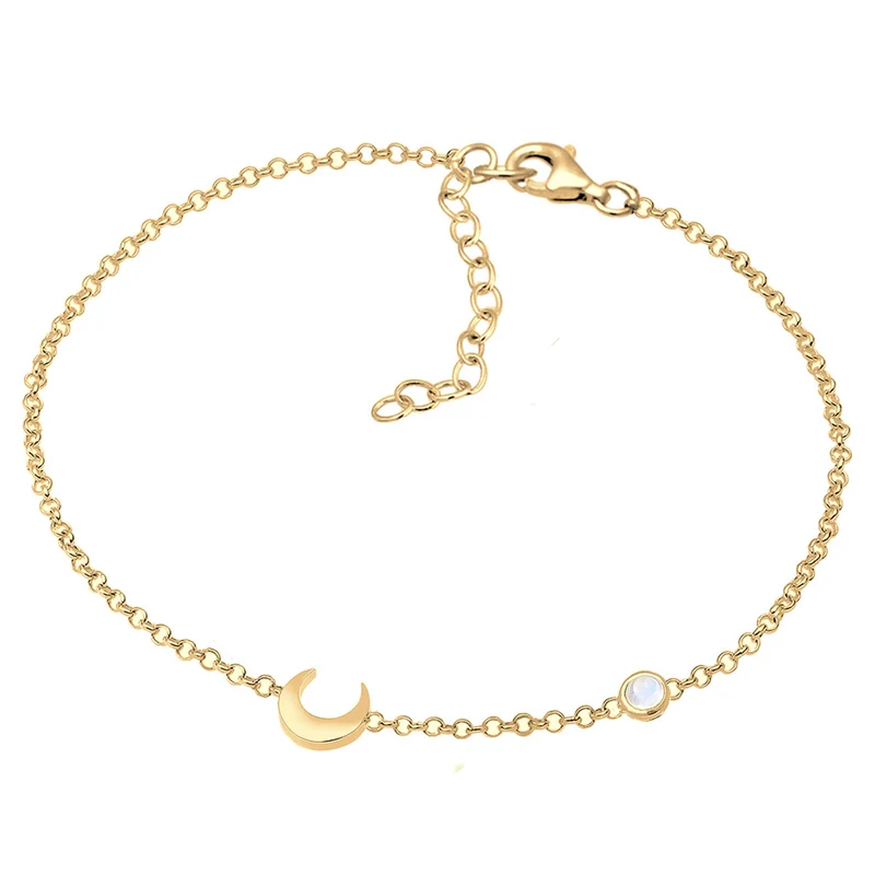 Armband Astro | Mondstein ( Weiß )