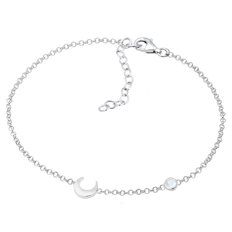 Armband Astro | Mondstein ( Weiß )