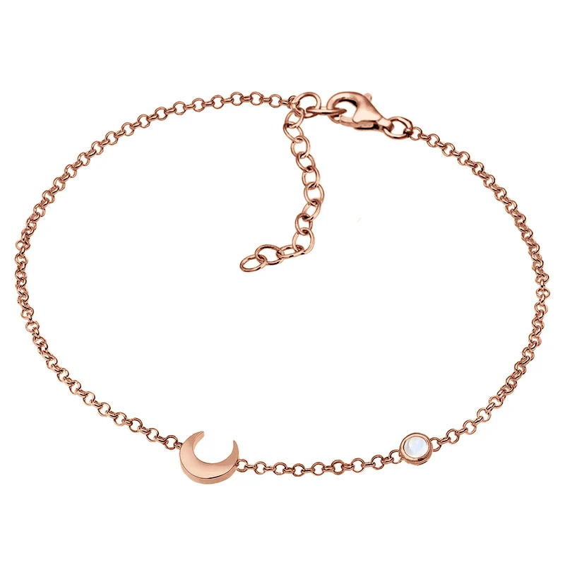 Armband Astro | Mondstein ( Weiß )