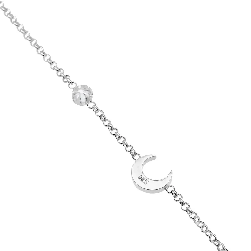 Armband Astro | Mondstein ( Weiß )