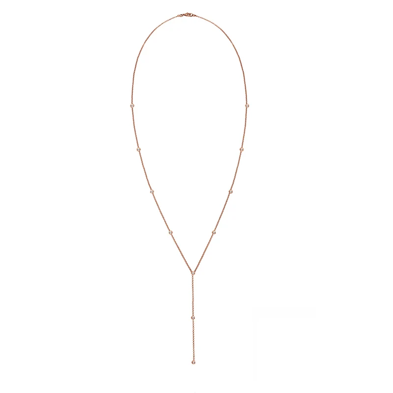 Y-Halskette | Mit Kristallen von Swarovski® (Weiß)