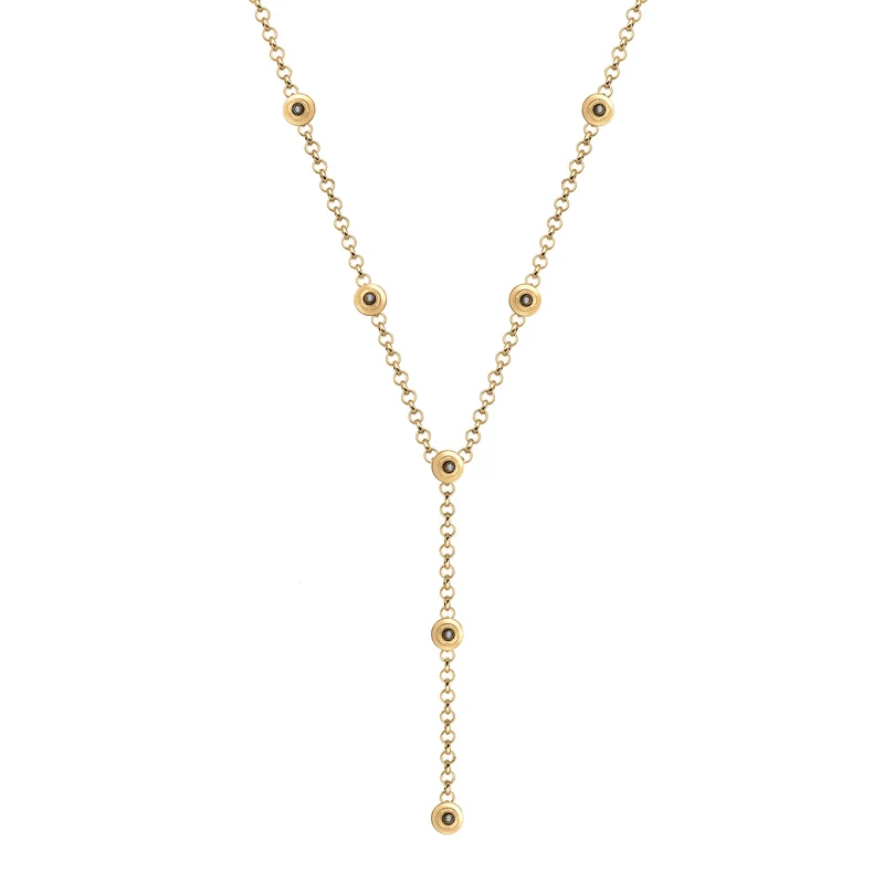 Y-Halskette | Mit Kristallen von Swarovski® (Weiß)