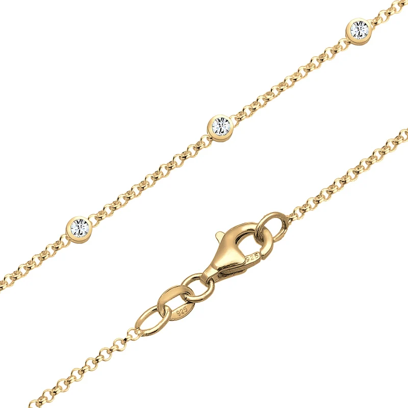Y-Halskette | Mit Kristallen von Swarovski® (Weiß)