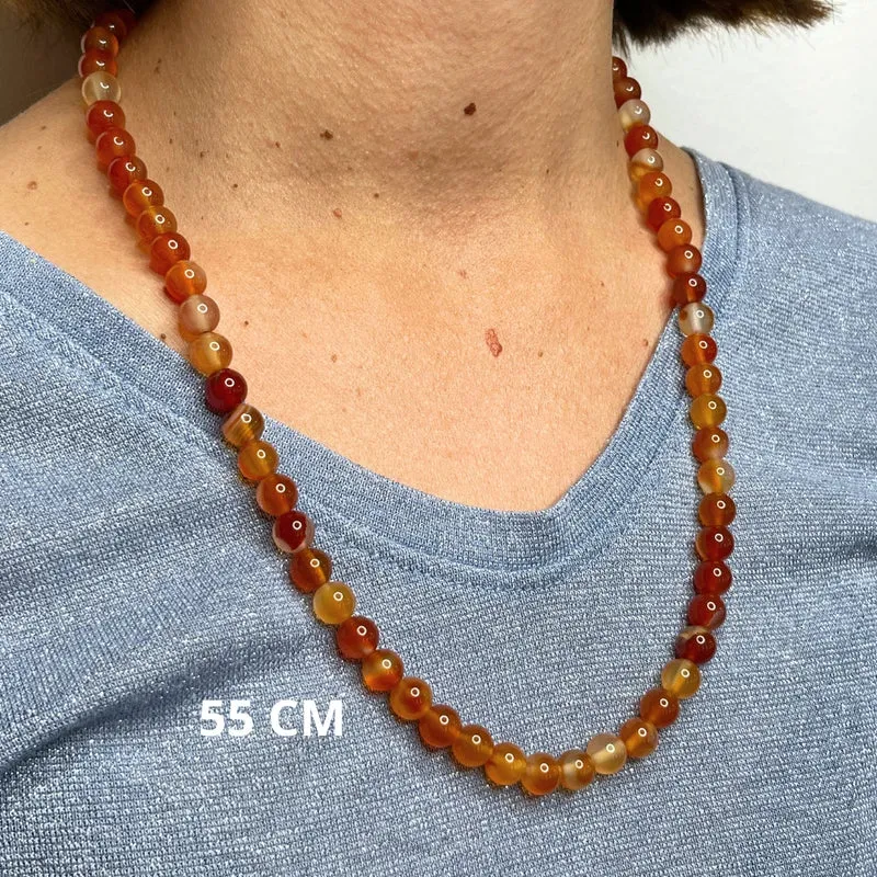 Personalisieren Sie Ihre Perlenkette (55 cm)