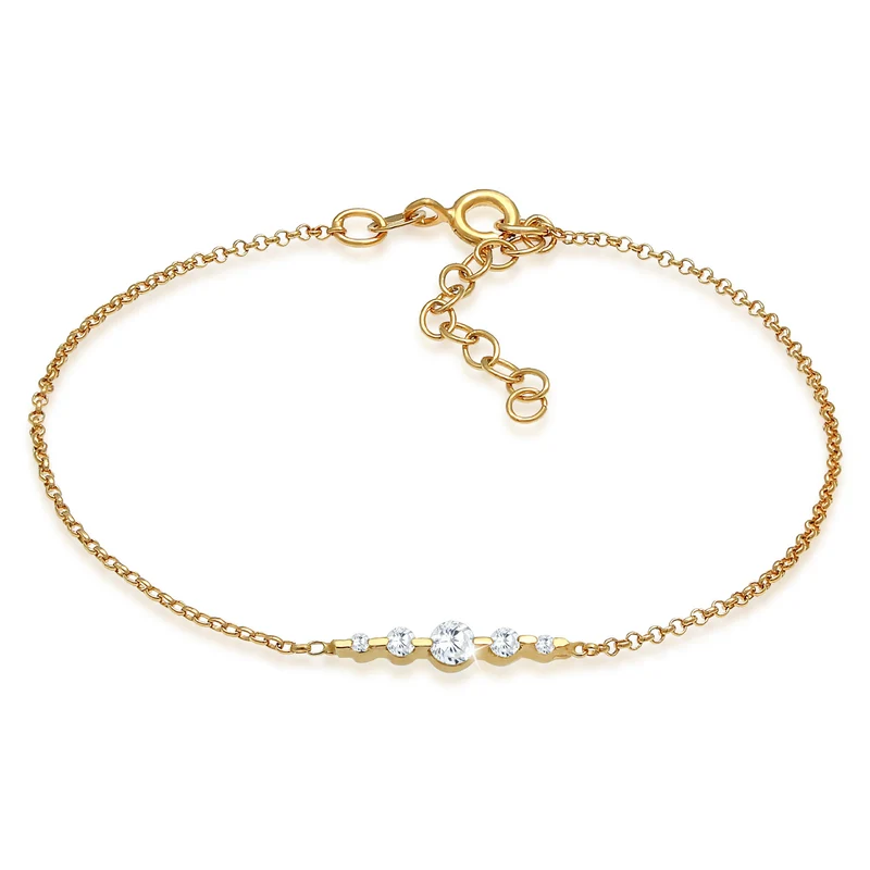 Armband | Zirkonia ( Weiß )