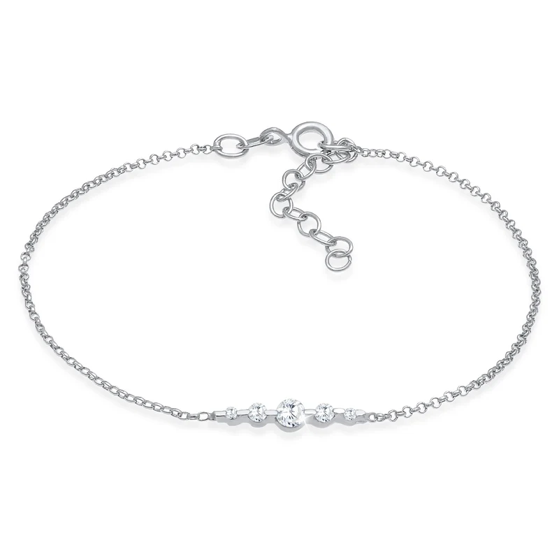 Armband | Zirkonia ( Weiß )