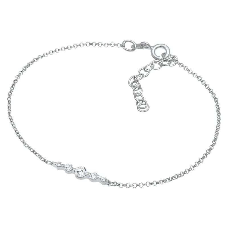 Armband | Zirkonia ( Weiß )