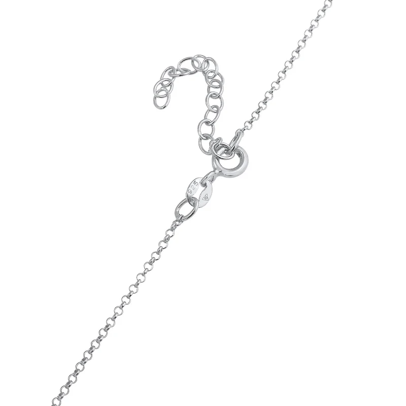 Solitär-Kette | Zirkonia (Weiß)