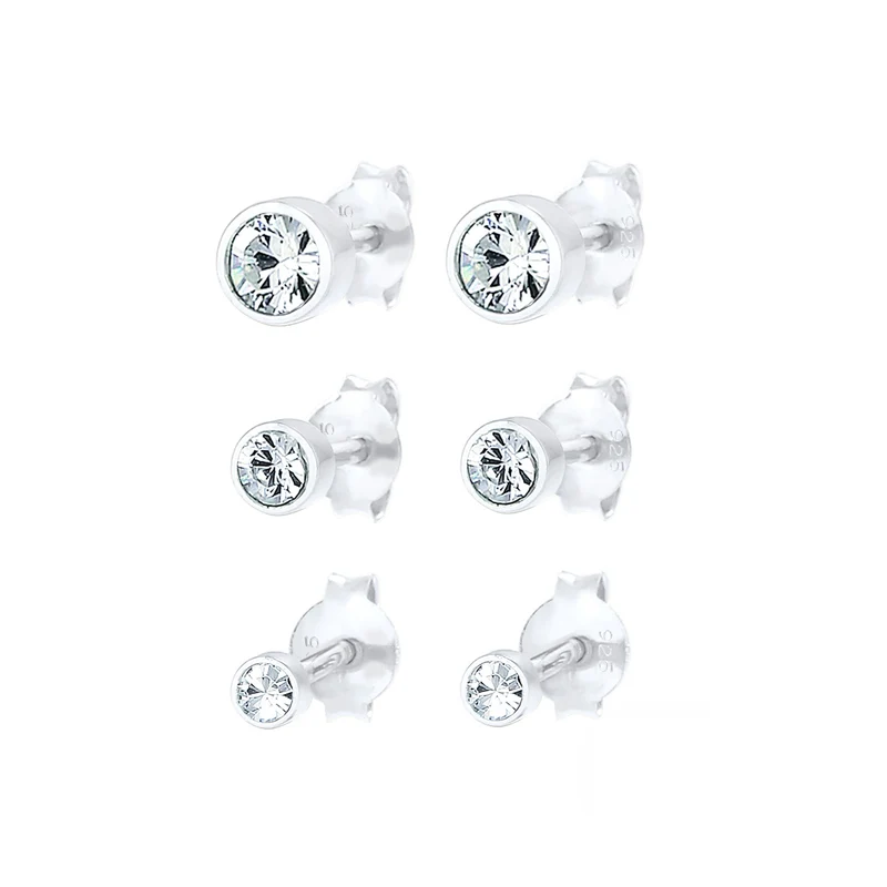 Ohrstecker | Kristall ( Weiß )